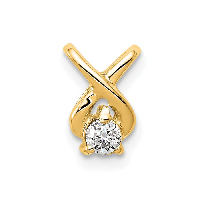 14k 2.9mm AAA Diamond Chain Slide XP686AAA