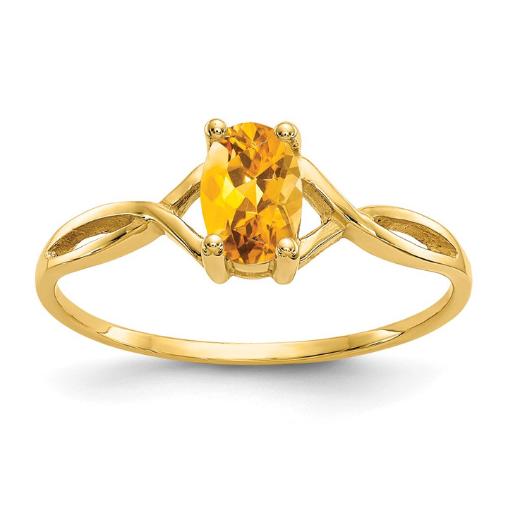 14k Citrine Birthstone Ring XBR236