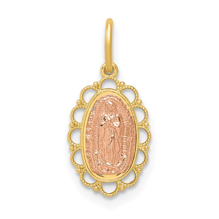 14k Two-tone Guadalupe Pendant XR1252