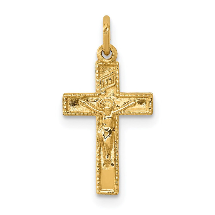 14k INRI Crucifix Charm XR294