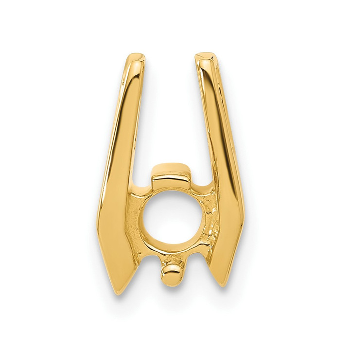 14k Holds 4.75mm Stone, Chain Slide Mounting XS660