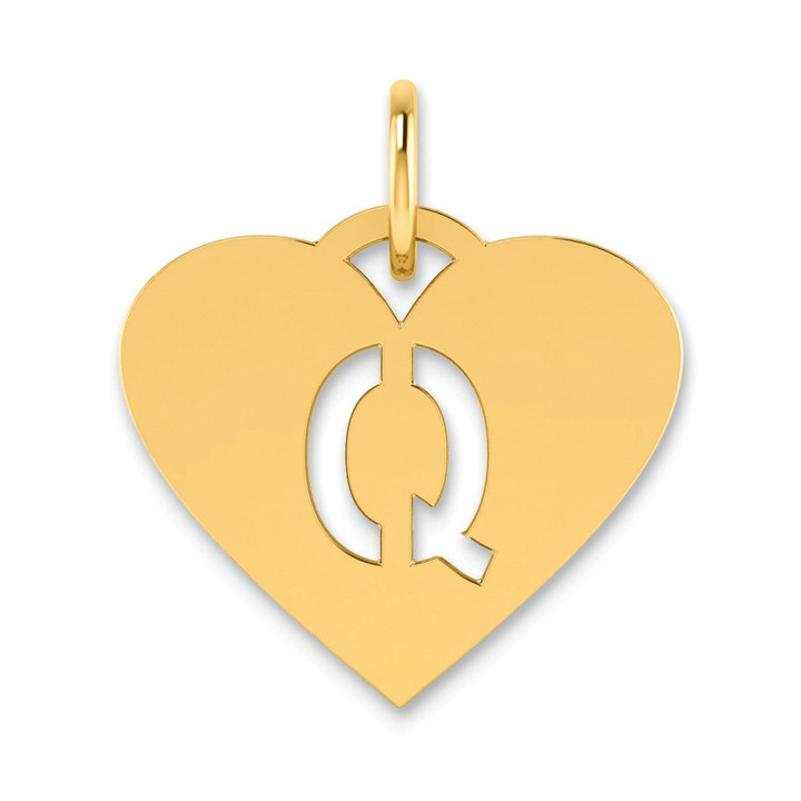 14ky Initial Letter Q Initial Charm XNA1338Y/Q