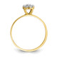 10k CZ Cluster Promise Ring 10C1175