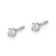 14kw .10ct SI3 G-I Diamond Stud Thread on/off Post Earrings ST3-10W