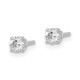 14kw .25ct I1 J-K Diamond Stud Push-on Post Earrings ST2-25W