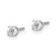 14kw .25ct I2 K-L Diamond Stud Push-on Post Earrings ST1-25W