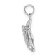 14K White Gold Conch Shell Charm C3369W
