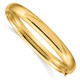 10k 5/16 Oversize High Polished Hinged Bangle Bracelet 10HP5/16O