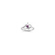 Sterling Silver Rhodium-plated Family Jewelry Ring XMR14/1SS-7