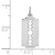 14kw Polished Razor Blade Charm XAC960W