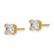 14k AAA Quality Complete Princess-cut Diamond Earrings XAP5AAA