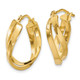 14k Twisted Hoop Earrings Z1240