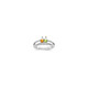 Sterling Silver Rhodium-plated 3mm Synthetic Family Jewelry Ring XMR71/2SS-5
