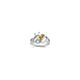 Sterling Silver Rhodium-plated Family Jewelry Ring XMR5/2SS-10