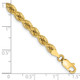 14K 7 inch 4mm Regular Rope with Lobster Clasp Chain 030S-7