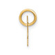 14KY Upper case Letter W Initial Charm XNA1305Y/W