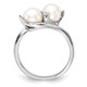 14k White Gold 6mm FW Cultured Pearl A Diamond ring Y4367PL/A