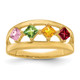 14k Synthetic Family Jewelry Ring XMR63/4SY