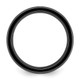 Chisel Black Zirconium Polished 8mm Band ZCR117-9