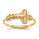 10k Diamond-Cut Crucifix Ring 10C2113