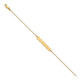 10k Yellow Gold 6 Letter Bubble Bracelet 10XNA1311Y