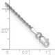 14K White Gold 8 inch 1.5mm Regular Rope with Lobster Clasp Chain W012S-8