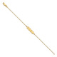 10k Yellow Gold 4 Letter Bubble Bracelet 10XNA1313Y