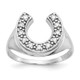 14k White Gold AAA Diamond men's ring Y1568AAA