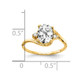 14k 8x6mm Oval Cubic Zirconia A Diamond Ring Y2245CZ/A