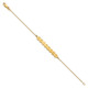 10k Yellow Gold 8 Letter Bubble Bracelet 10XNA1309Y