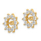 14k AA Fancy Diamond Earring Jacket XJ46AA