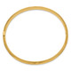 10k 4/16 Florentine Engraved Hinged Bangle Bracelet 10FE4/16