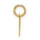 10k Small Script Initial W Charm 10YC1556W
