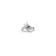 Sterling Silver Rhodium-plated Synthetic Family Jewelry Ring XMR66/2SS-5