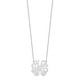 14k White Gold Small Monogram Necklace XNA547W