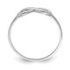 10K White Gold Infinity Ring 10C1414W
