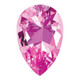 Created Pink Sapphire 9x6mm Pear CS-0906-PSF-PK
