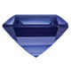 Created Blue Sapphire 10x8mm Emerald Cut CS-1008-OCE-BL