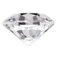Created White Sapphire 1.25mm Round CS-0125-RDF-WH