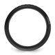 Chisel Black Zirconium Polished Grooved 8mm Band ZCR122-10.5