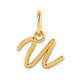 10KY Upper case Letter U Initial Charm 10XNA1305Y/U