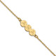 10k Yellow Gold 3 Letter Bubble Bracelet 10XNA1314Y