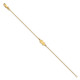 10k Yellow Gold 2 Letter Bubble Bracelet 10XNA1315Y
