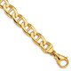 10k 10.3mm Hand-Polished Anchor Link Bracelet 10LK102-8