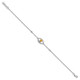 14k White Gold Polished Diamond and Citrine w/.5in Ext Bracelet BM6896-CI-020-WA