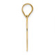 14k Polished Number 99 Pendant APN99