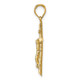 14K Stick Style Crucifix Pendant C4355