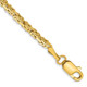 14K 7 inch 2mm Byzantine with Lobster Clasp Bracelet BIZ050-7