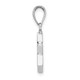 14k White Gold Polished Star of David Pendant D1691W