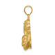 14K Brushed Diamond-cut Mom/Baby Pendant C4540